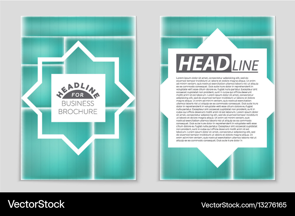 Abstract layout background set for art Vector Image