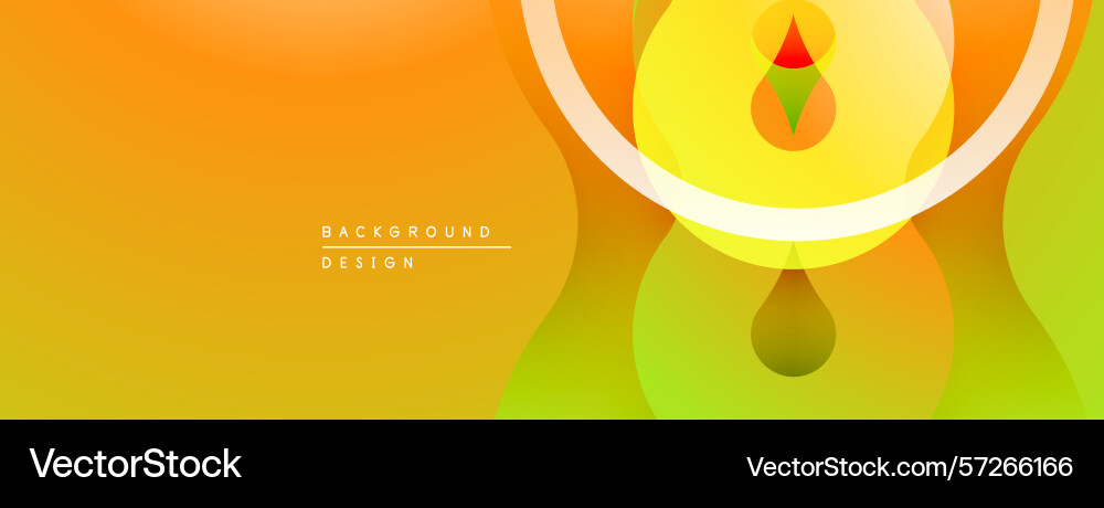Abstract design features layered circles Vector Image