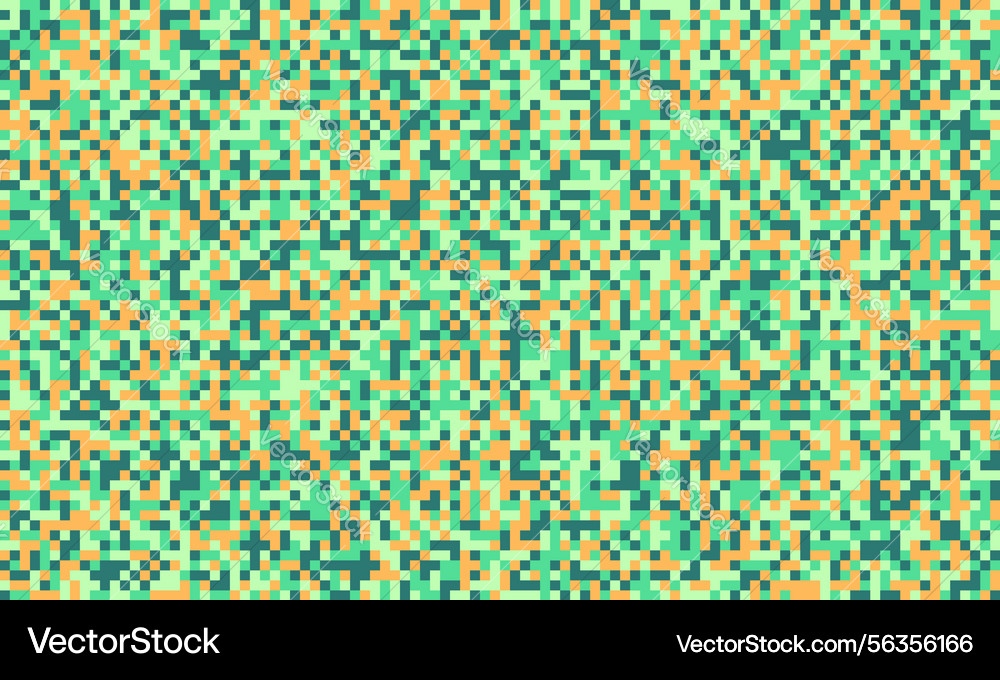 Abstract pixel art background seamless pattern Vector Image