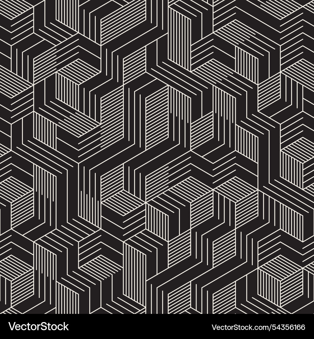 Seamless pattern repeating geometric elements Seamless pattern repeating geometric elements vector image