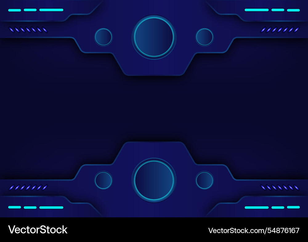 Abstract background with interface monitor screen vector image