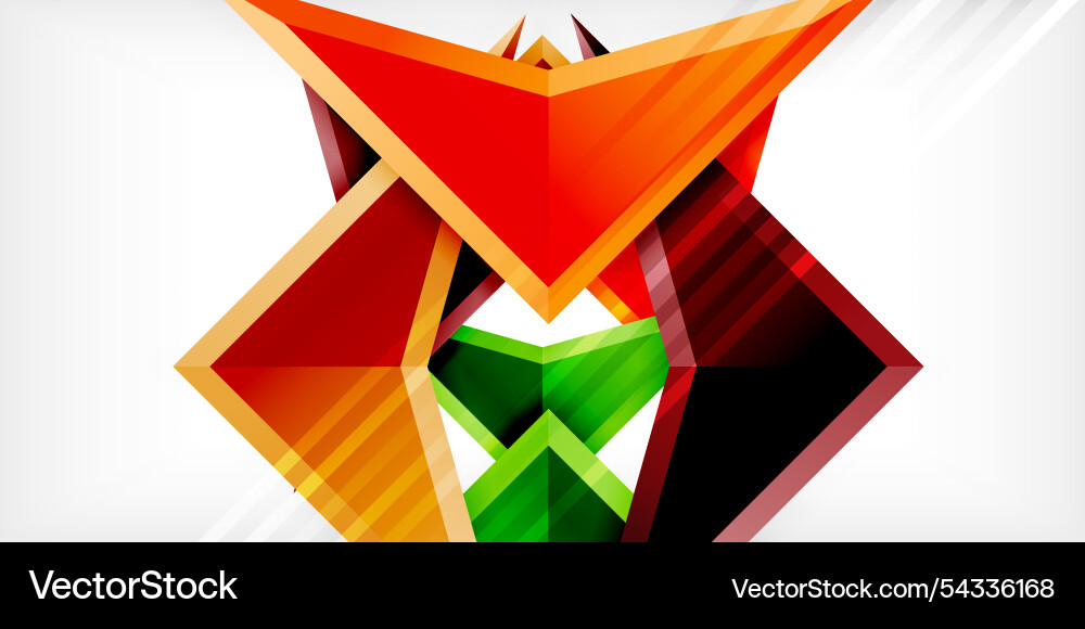 Abstract background color triangles and arrows Abstract background color triangles and arrows vector image