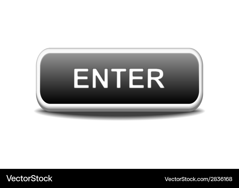 Enter Button - Click to Start Vector Image