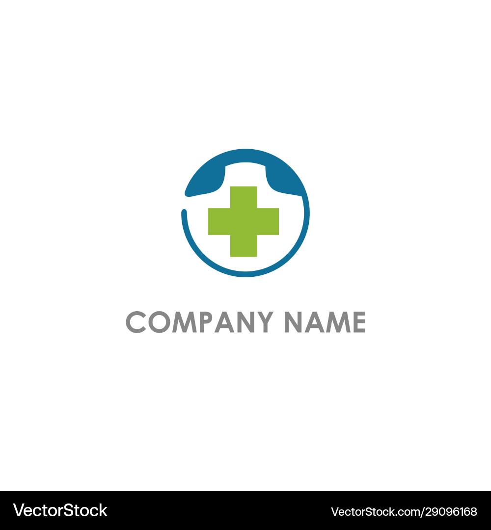 Medical Phone Logo - Healthcare Icon Vector Image