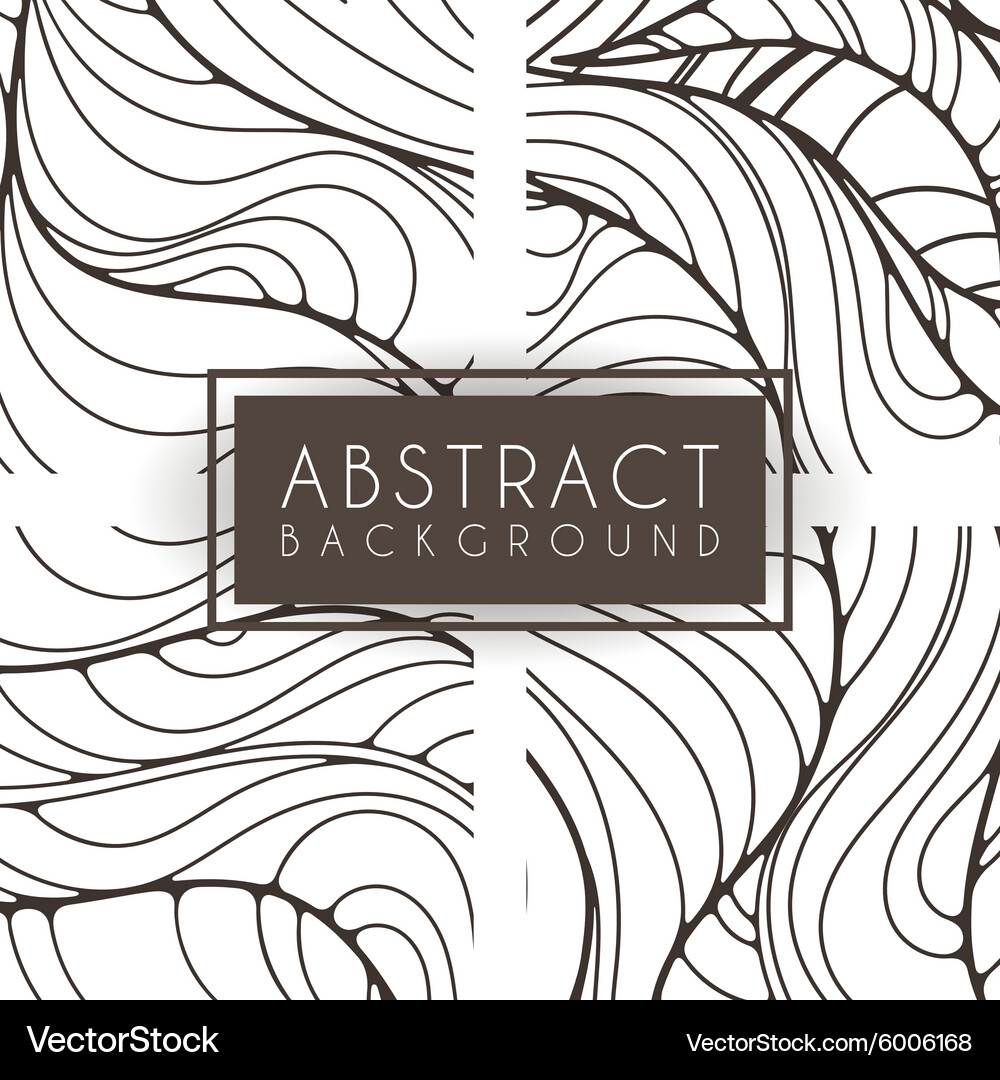 Set of four monochrome intricate patterns Vector Image