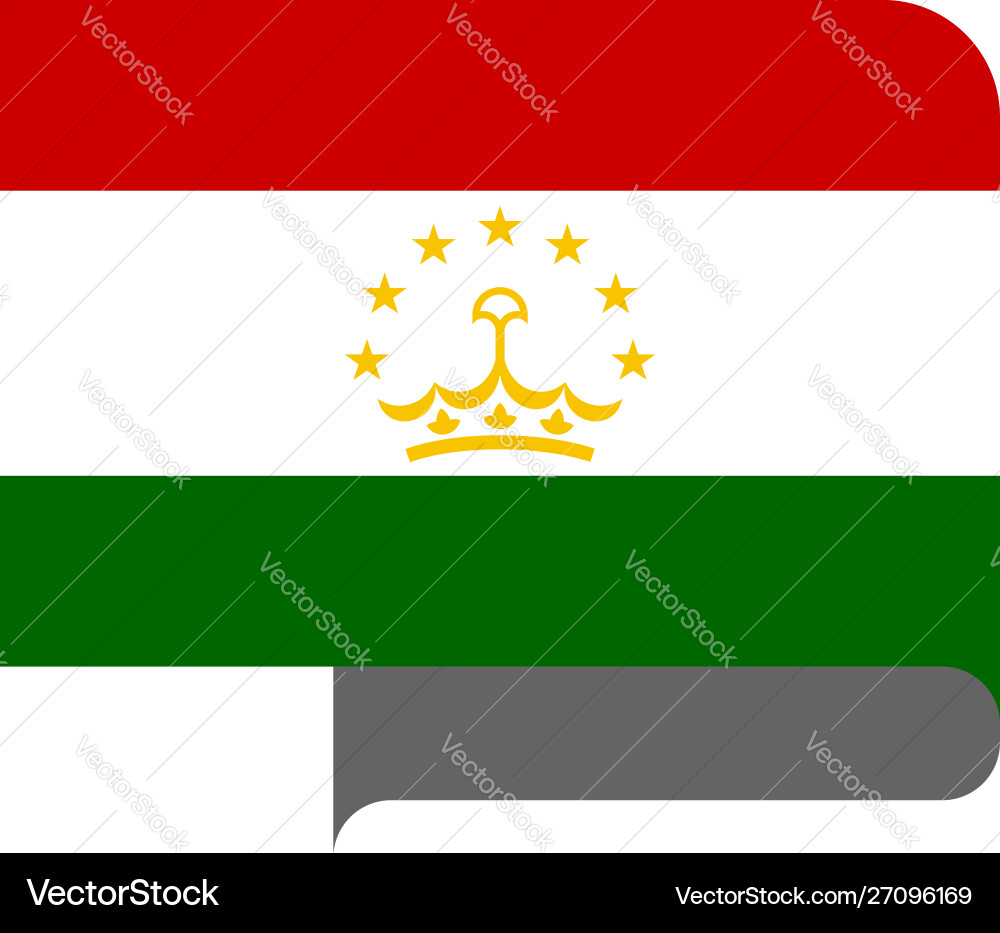 Flag horizontal shape pointer for world map Flag horizontal shape pointer for world map vector image