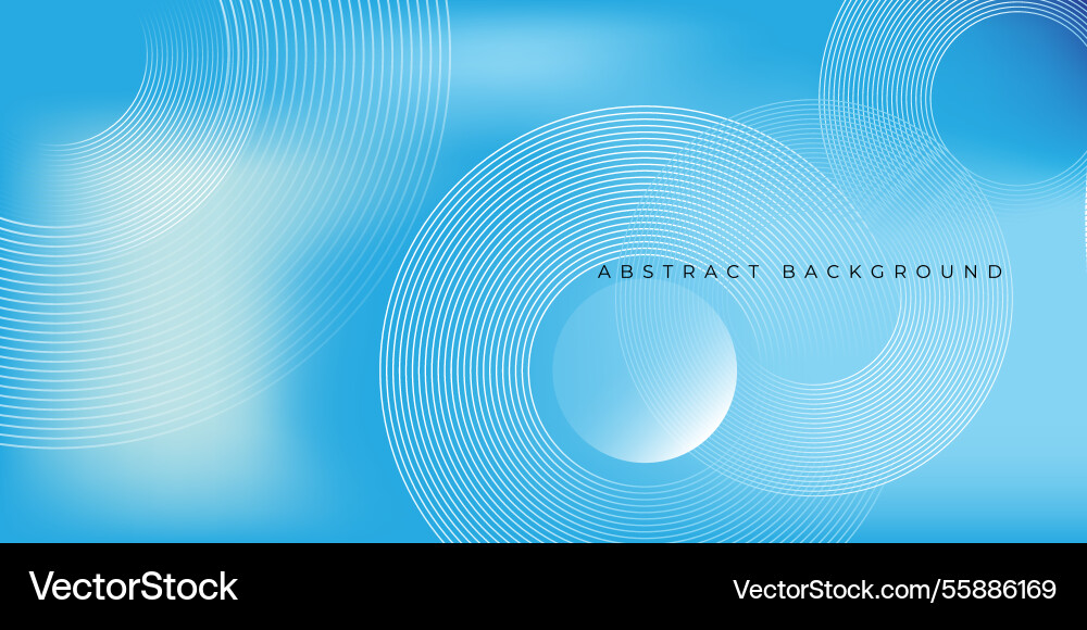 Modern gradient abstract background with circular vector image