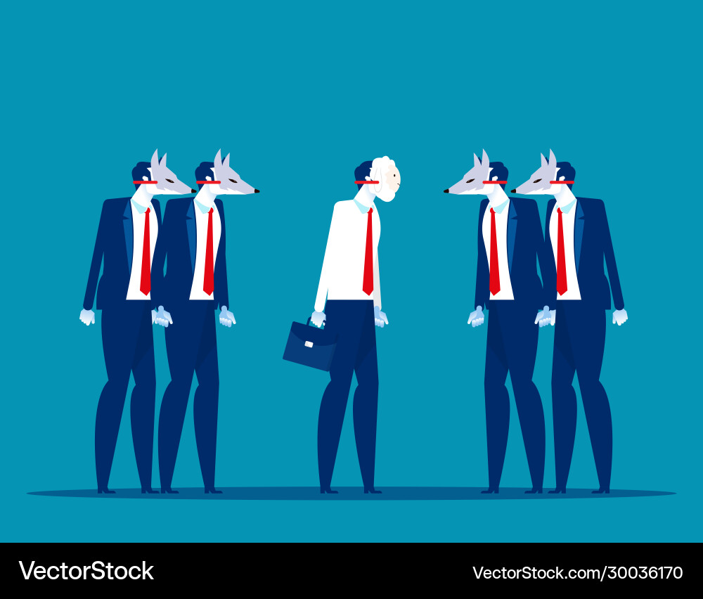 Danger business world concept new Royalty Free Vector Image