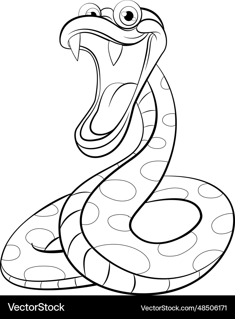 Python polka dot snake Vector Image
