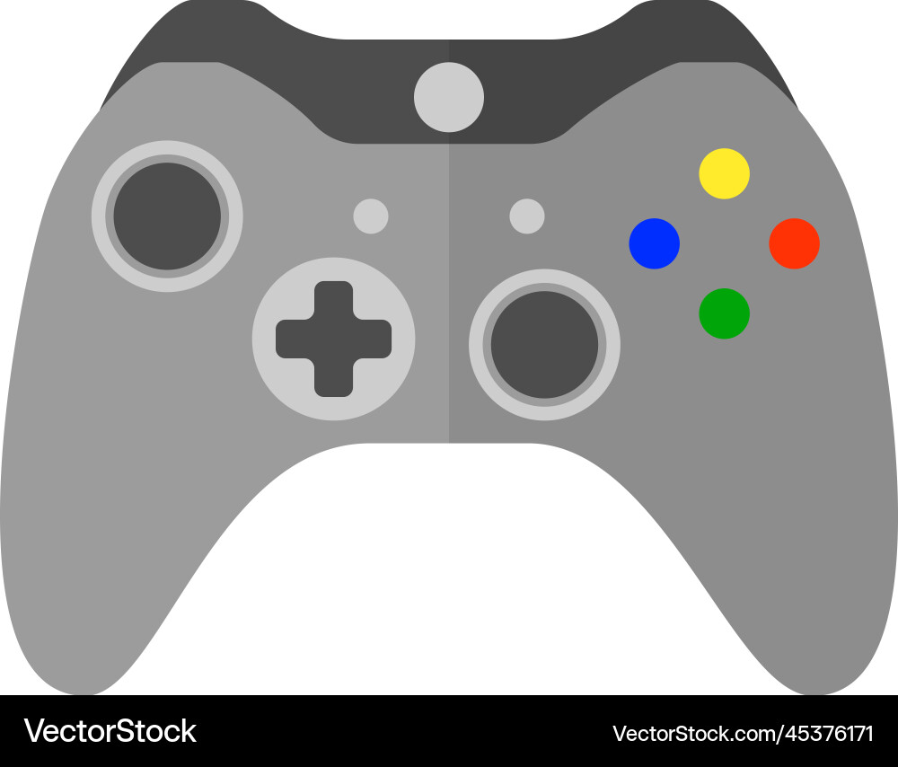 Video game controller icon console gamepad symbol Video game controller icon console gamepad symbol vector image