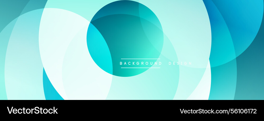 Abstract composition with layered circular Abstract composition with layered circular vector image