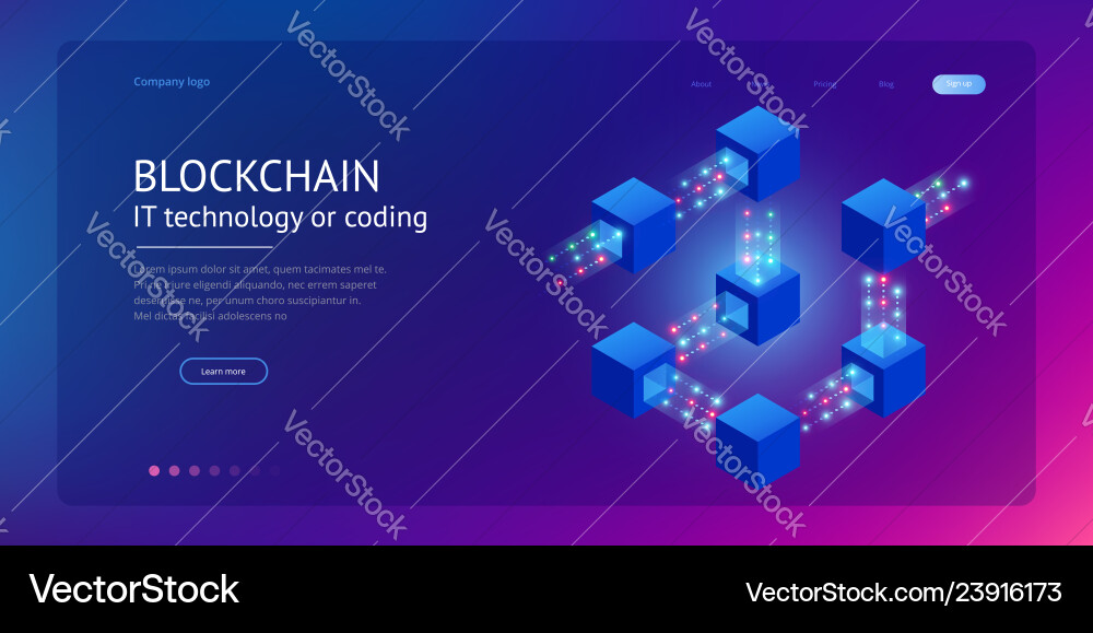 Isometrisches Konzept der Quantenrechner Blockchain Isometrisches Konzept der Quantenrechner Blockchain vektorbild