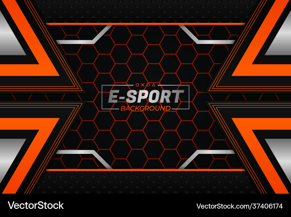 E-sports style modern futuristic background dark