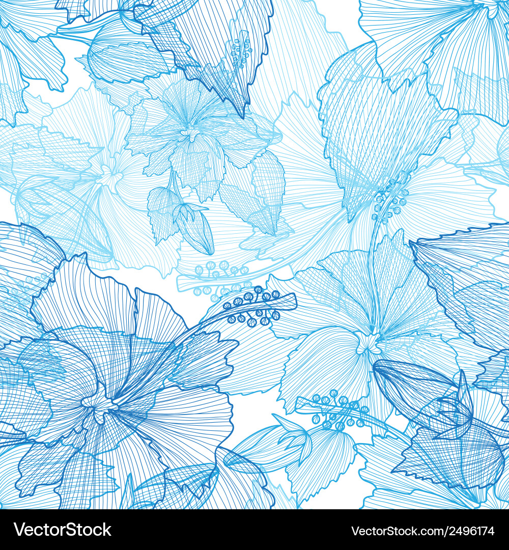 Seamless pattern vector image