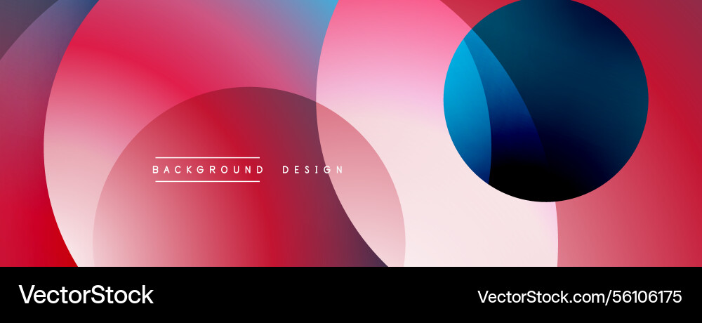 Background design with overlapping circular Background design with overlapping circular vector image