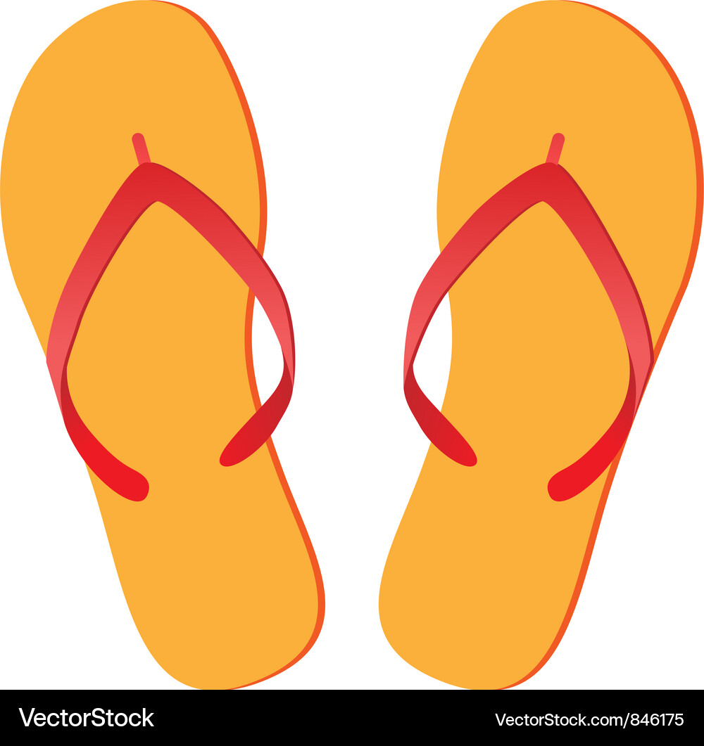 Bunte Flip-Flops Vektorbild