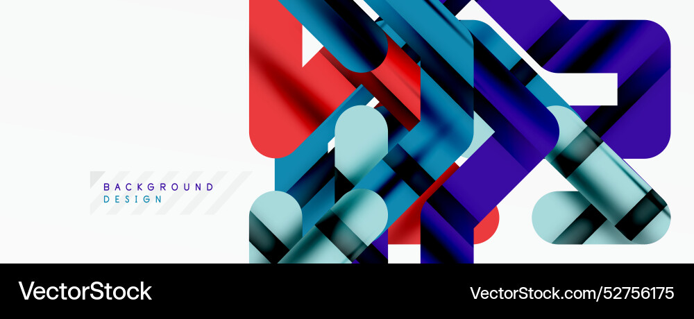 Dynamic colorful lines minimal abstract background Dynamic colorful lines minimal abstract background Vector Image
