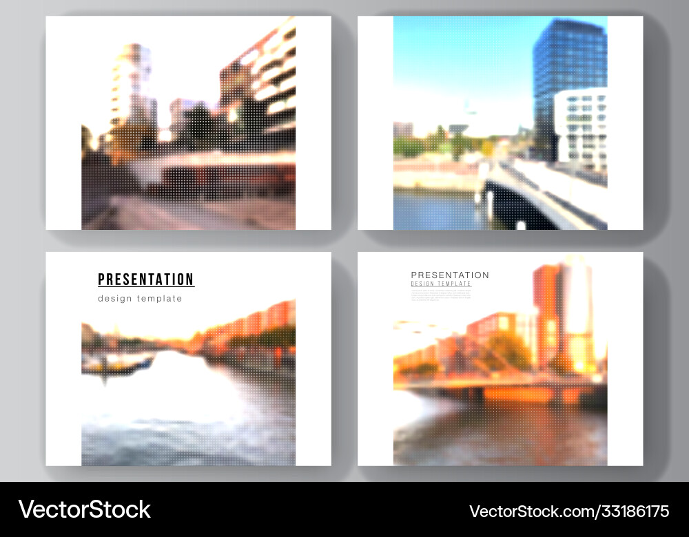Layout presentation slides design Layout presentation slides design vector image