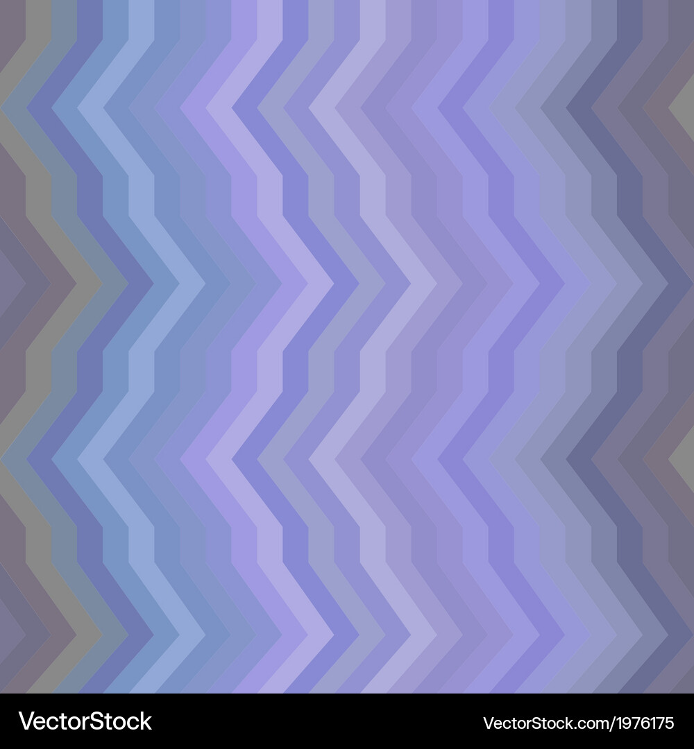 Retro Color Striped Zigzag Pattern Vector Image
