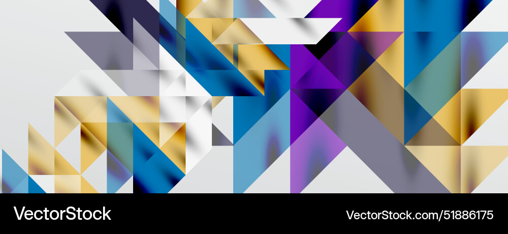 Tech minimal overlapping triangle shapes elements Tech minimal overlapping triangle shapes elements vector image