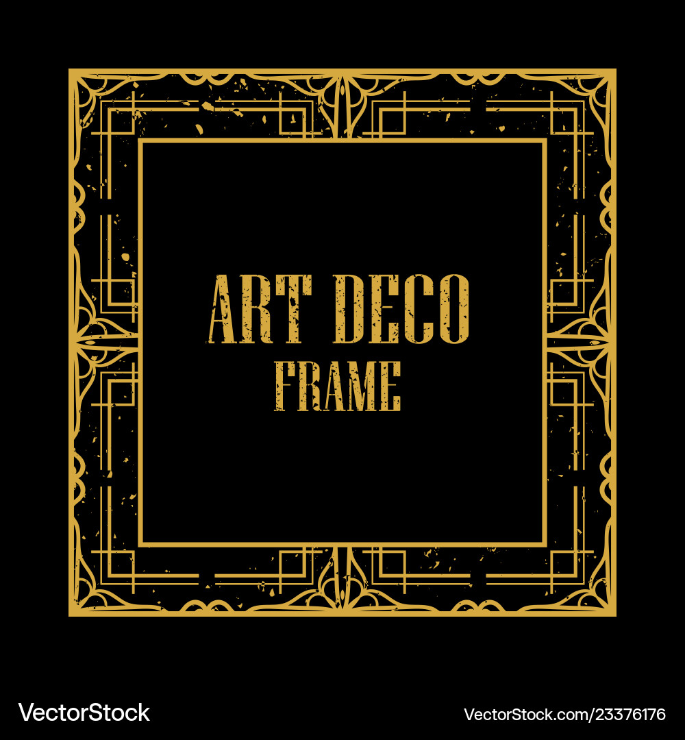 Art Deco Frame - Retro Style Vector Image