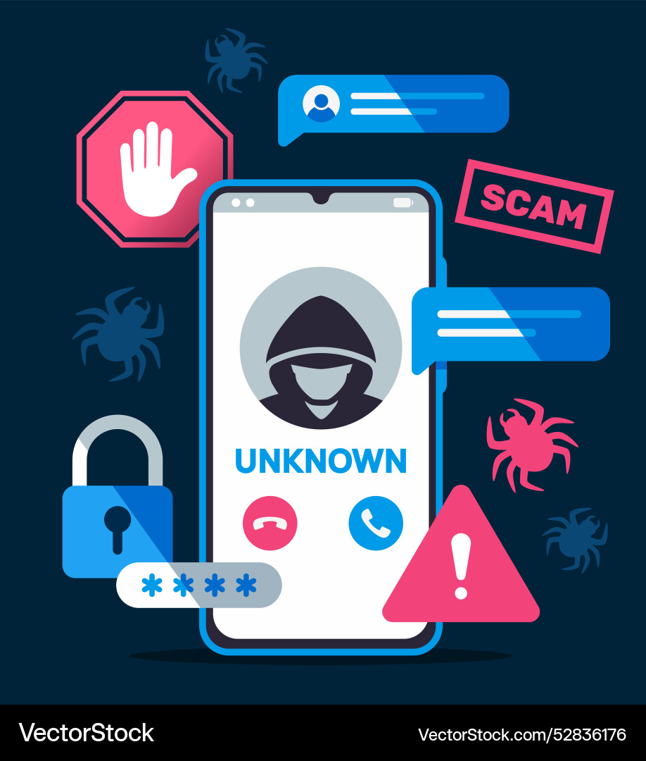 https://cdn.vectorstock.com/i/1000v/61/76/mobile-fraud-alert-poster-with-smartphone-screen-vector-52836176.jpg