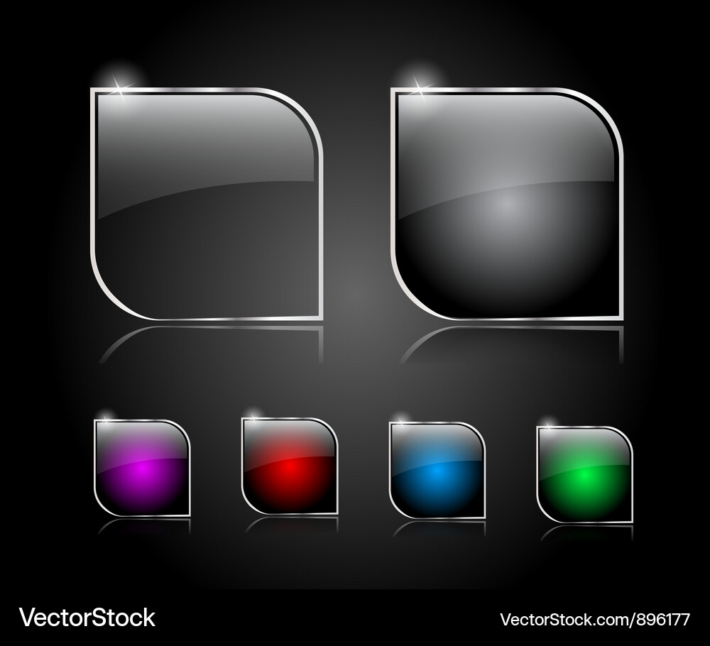 Buttons for web Vector Image