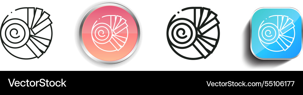 Hummus icon thin linear regular and button style Hummus icon thin linear regular and button style vector image