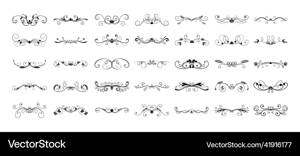 Set of vignettes Set of vignettes vector image