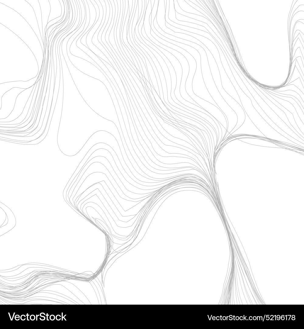 Abstract background of curved lines the pattern vector image