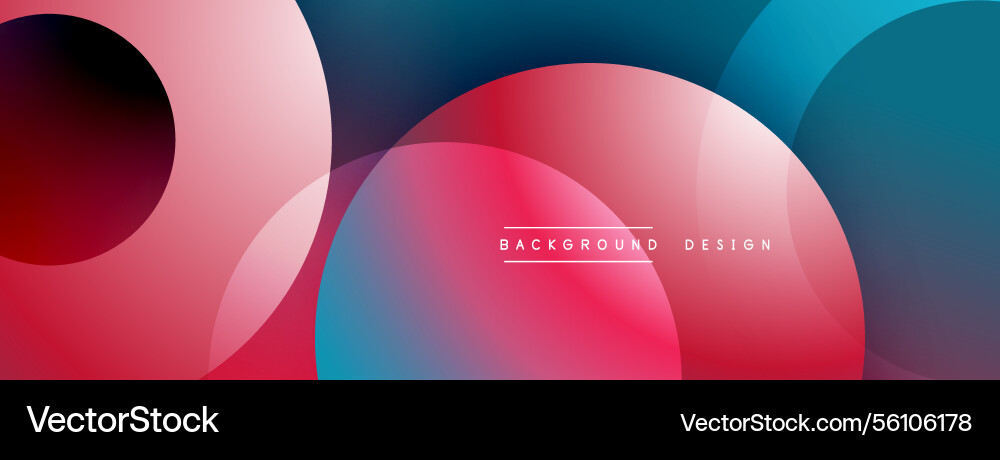 Background design with overlapping circular Background design with overlapping circular Vector Image