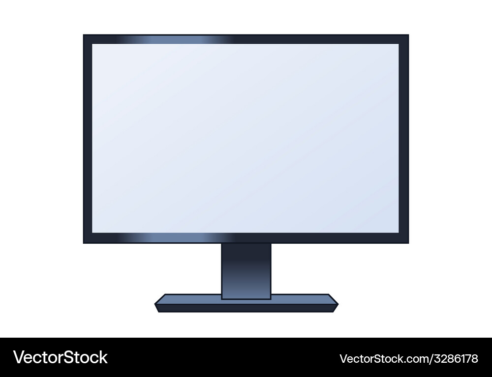 Lcd monitor Vector Image