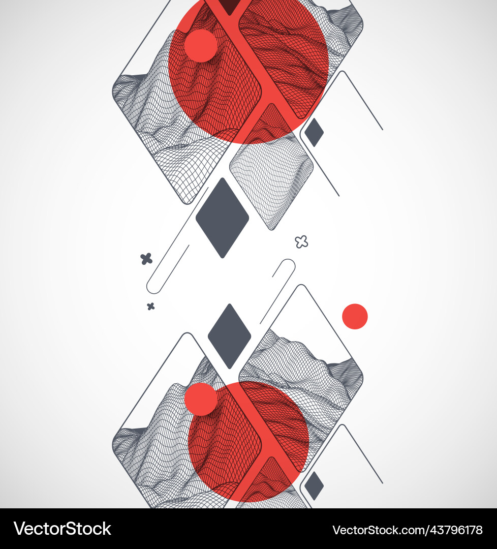 Modern science or technology abstract background Vector Image