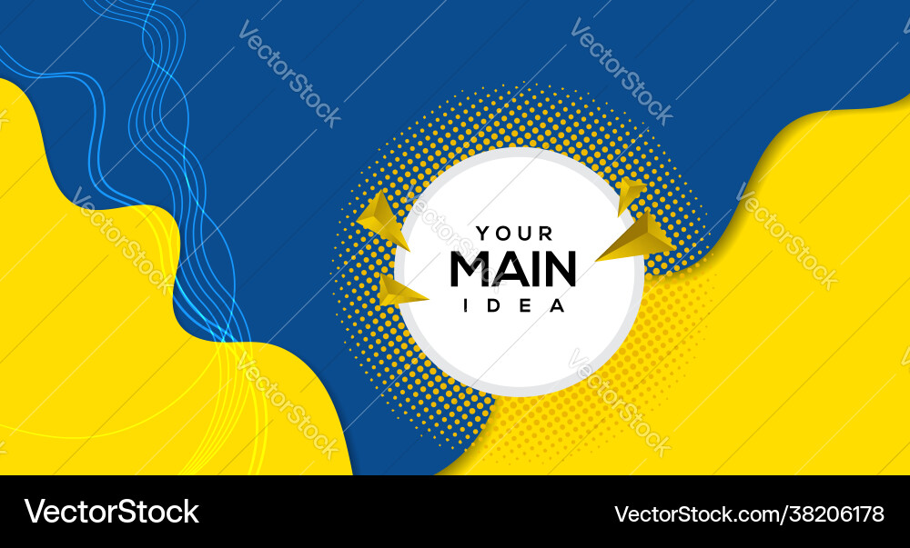 Yellow curve dynamic style background label banne Yellow curve dynamic style background label banne Vector Image