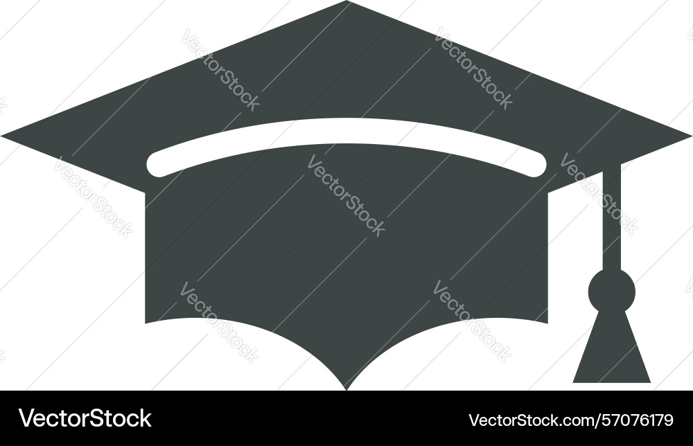 Education graduation cap icon logo template design Education graduation cap icon logo template design Vector Image