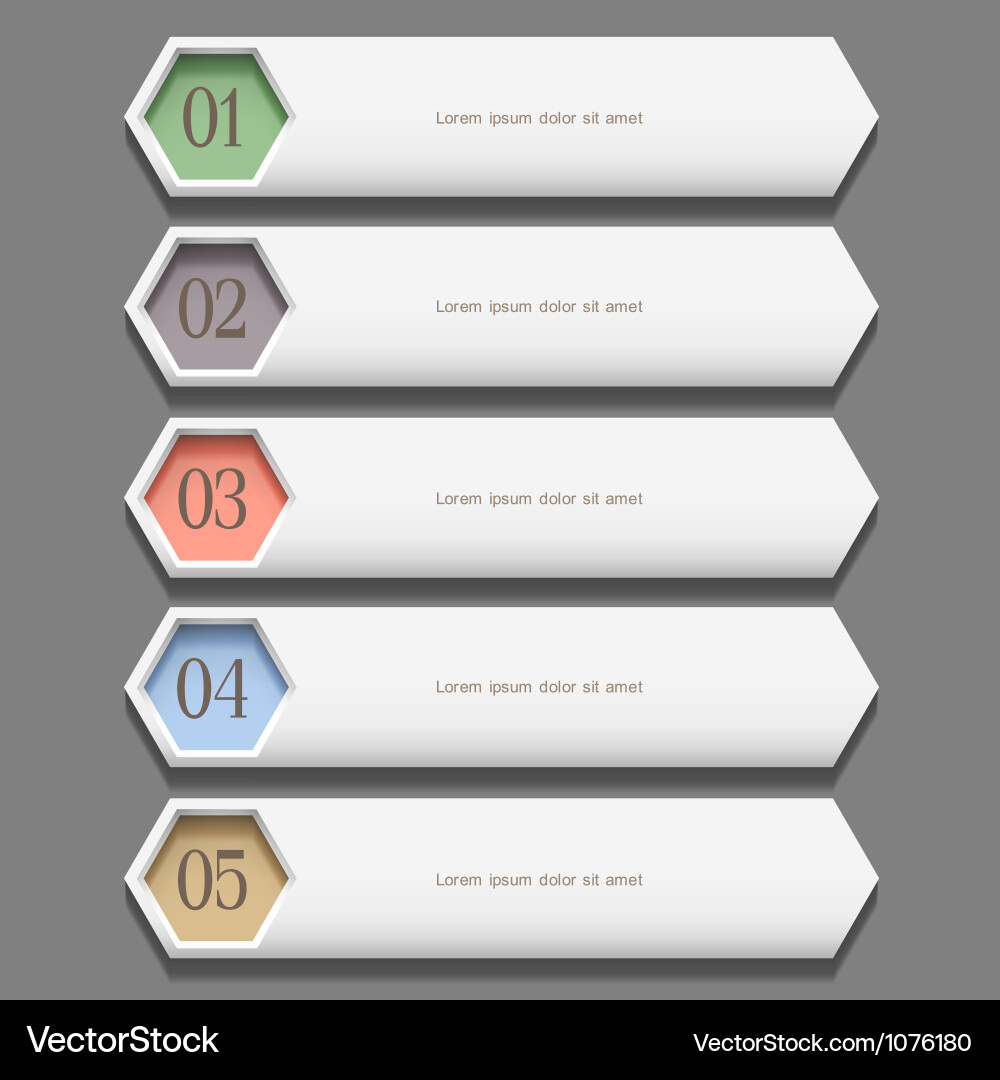 Modern Website Header Template vector image