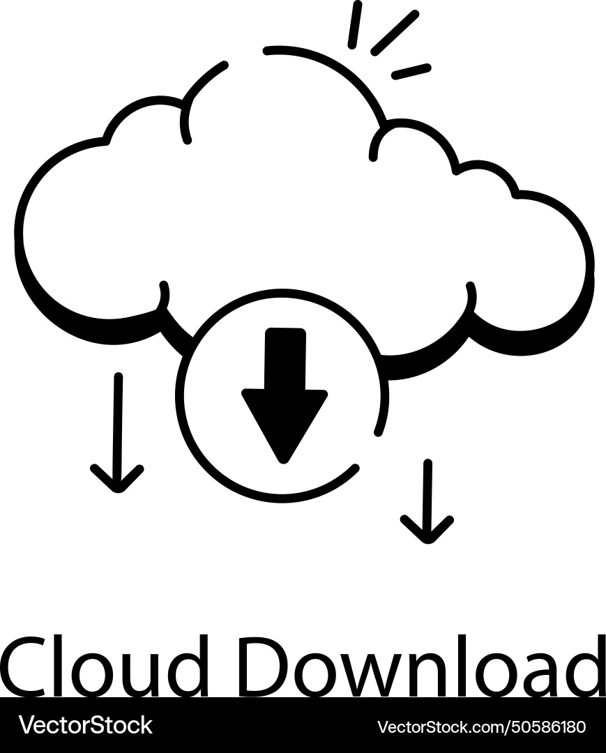 Networking linear icon vector image