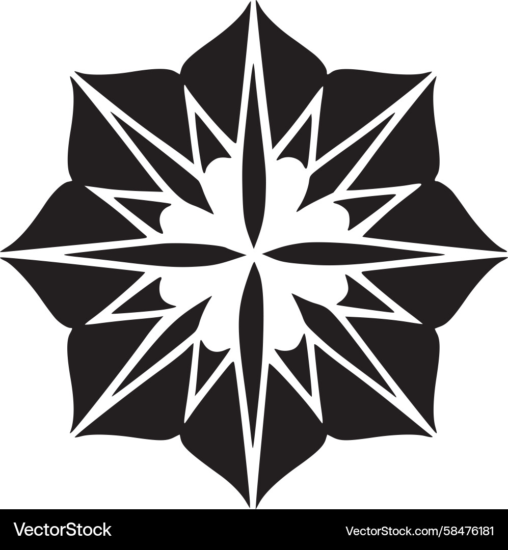 Dynamic Starburst Pattern Vector Image