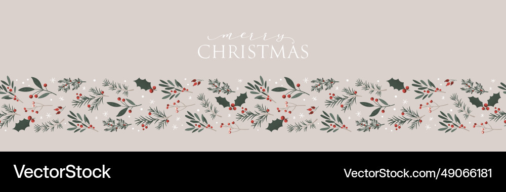 Garland christmas december doodle holiday pattern Garland christmas december doodle holiday pattern vector image