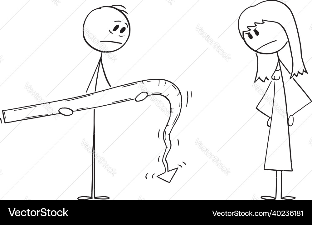 Man with erectile or dysfunction problem Man with erectile or dysfunction problem vector image