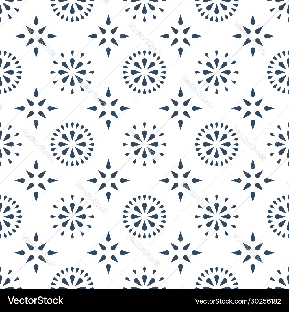 Abstract seamless pattern geometric background vector image