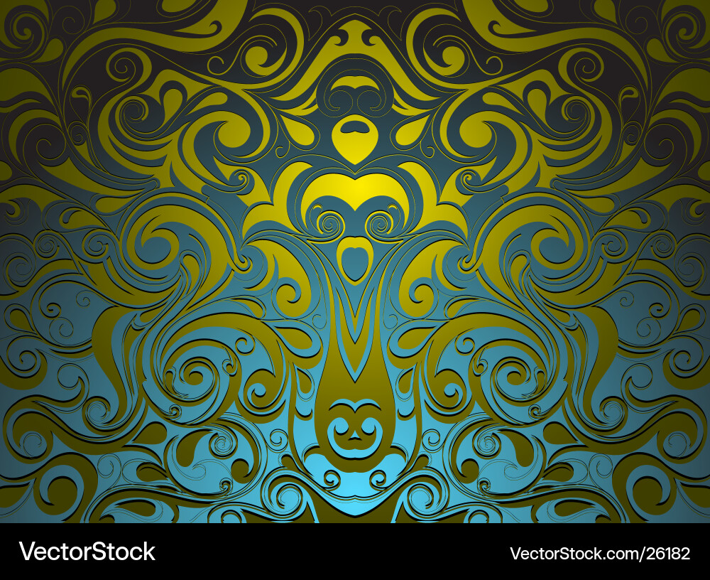 Intricate Swirl Pattern vector image