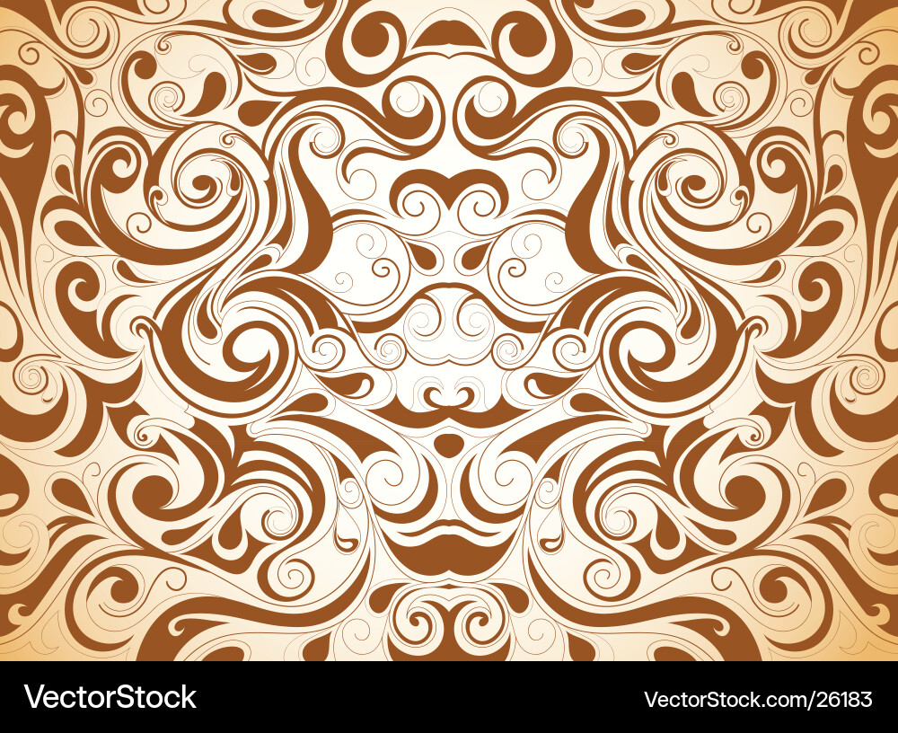 Intricate Swirl Pattern Vector Image