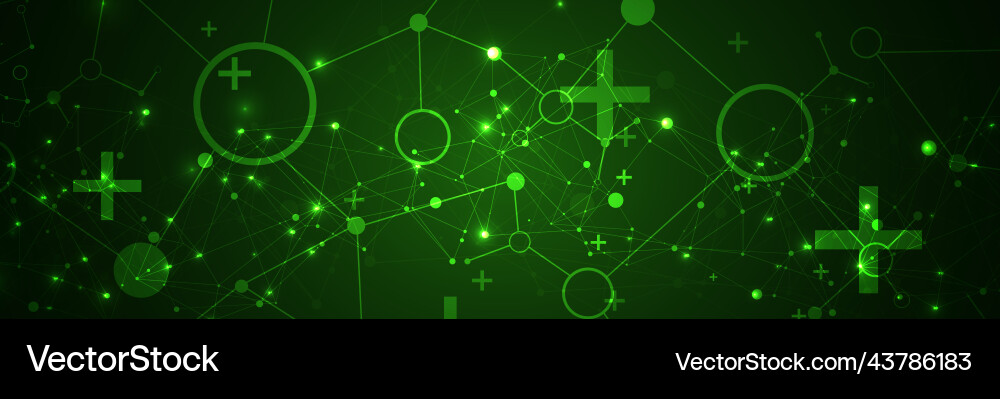 Template for science and technology presentation Template for science and technology presentation vector image