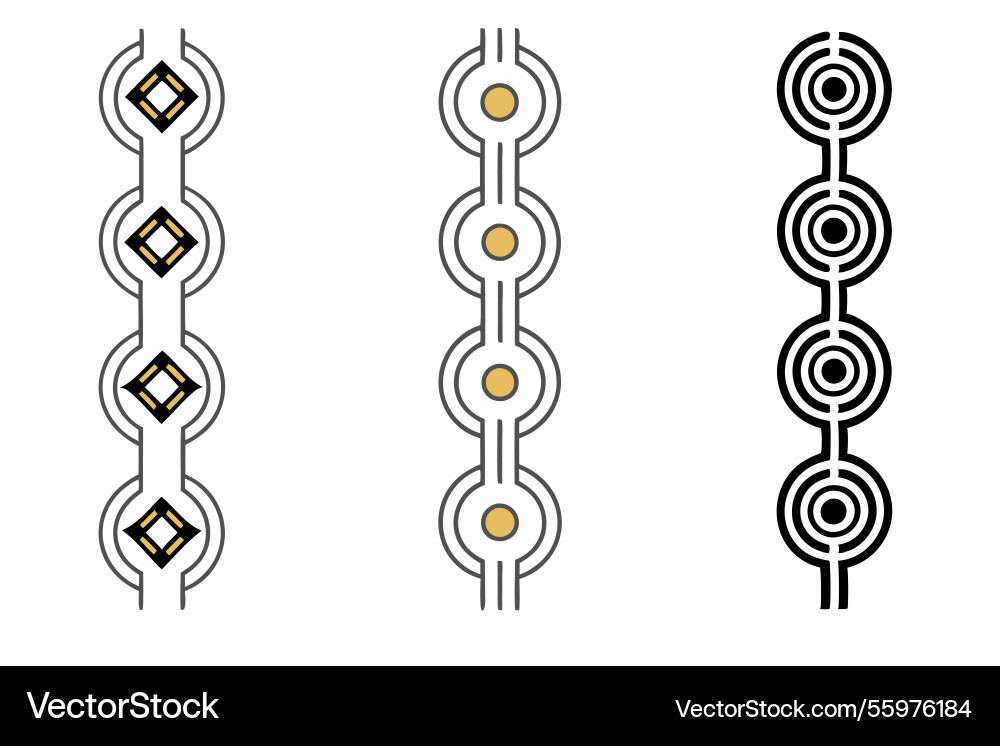 Geometric pattern with art deco style repeating Geometric pattern with art deco style repeating Vector Image