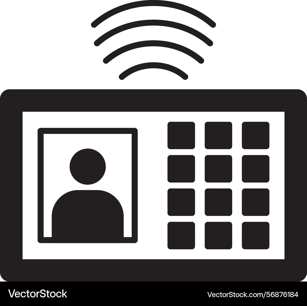 Intercom icon vector image