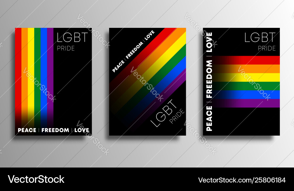 Lgbt colorful backgrounds with gradient lines Lgbt colorful backgrounds with gradient lines vector image