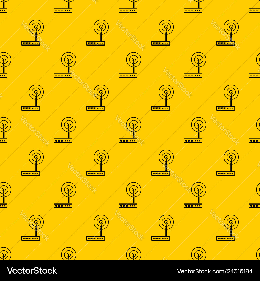 Wifi router pattern Wifi router pattern vector image