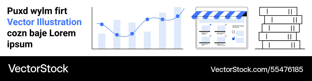 Data analysis project management and learning Data analysis project management and learning vector image