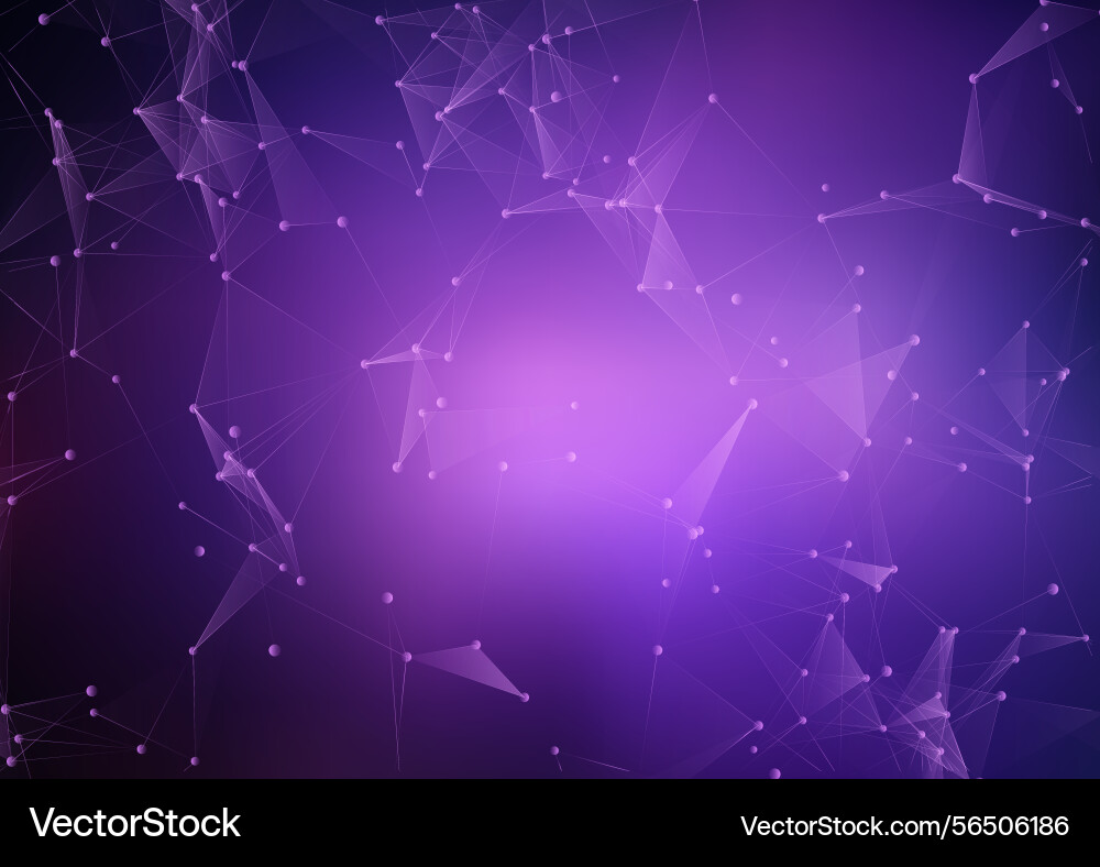 Abstract background with connecting lines vector image